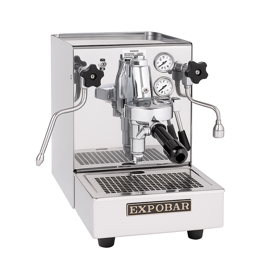 Expobar espresso machine on a white background
