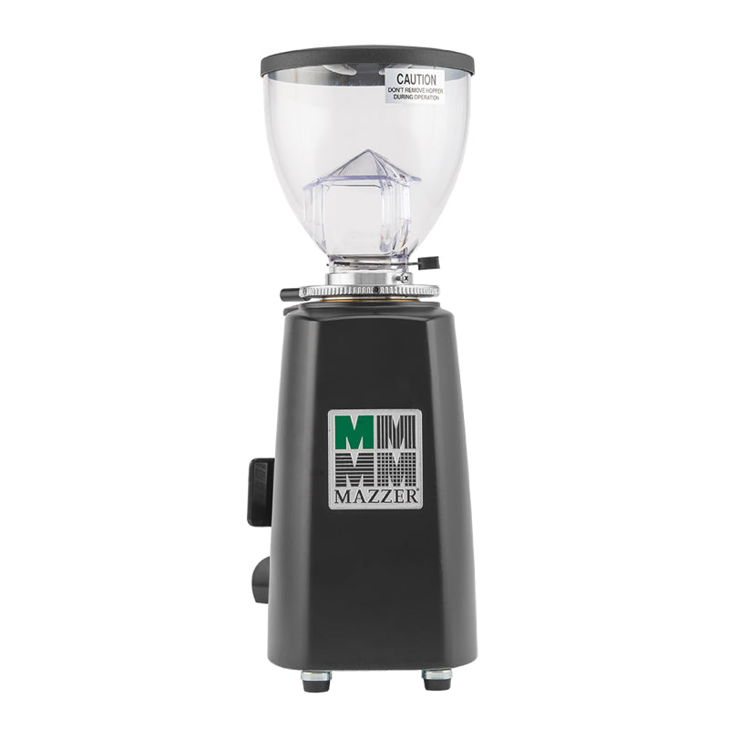 Mini Mazzer Manual Coffee Grinder black back