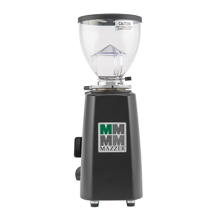 Mini Mazzer Manual Coffee Grinder black back
