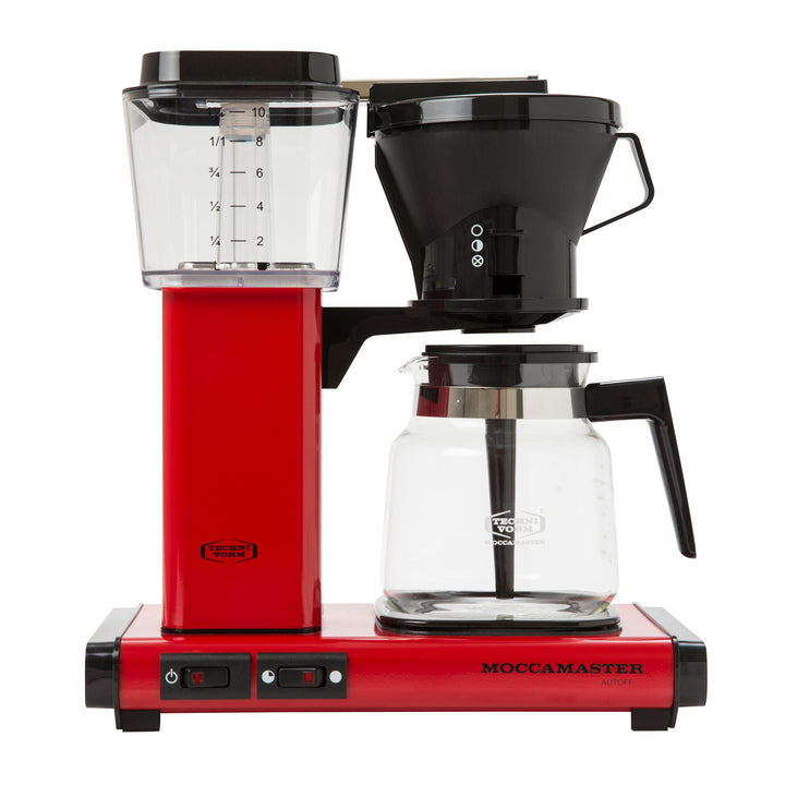 Moccamaster - Classic 1.25 Litre With Glass Carafe red