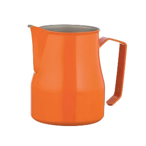 Orange pitcher with a handle on a white background, featuring the Motta logo.