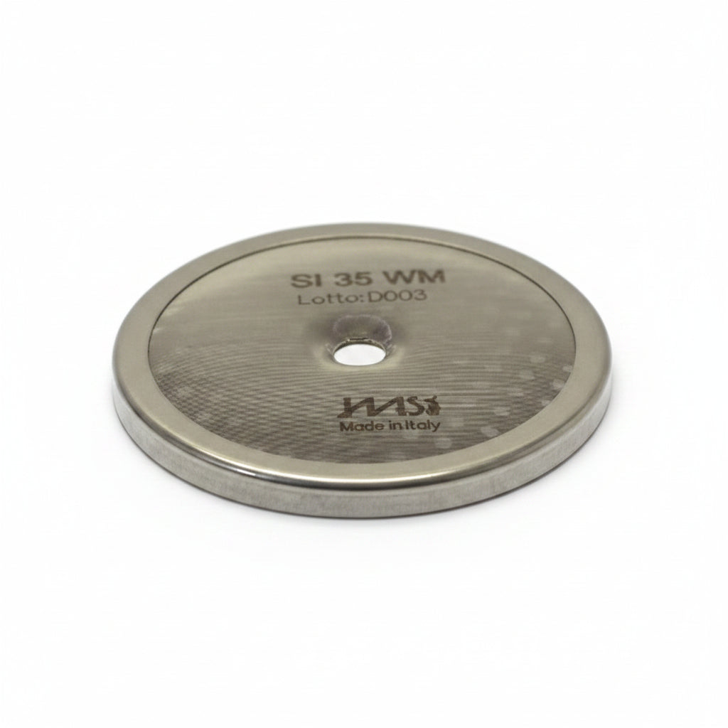 IMS Precision Shower Screen with indent for screw - fits Rancilio